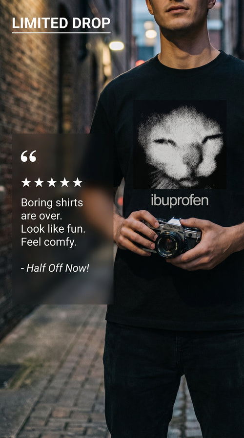 Funny Graphic Cat T-Shirt #1